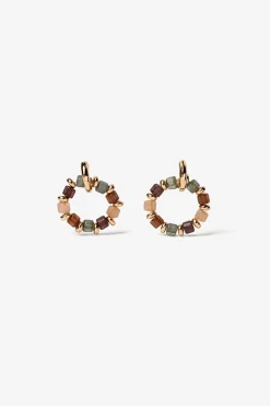 Pendientes de Aro con Cuenta