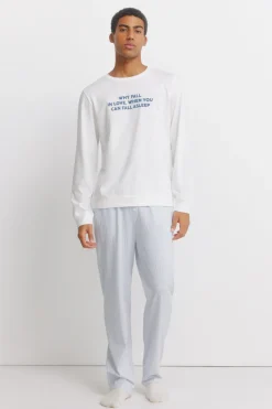 Pijama algodón mensaje