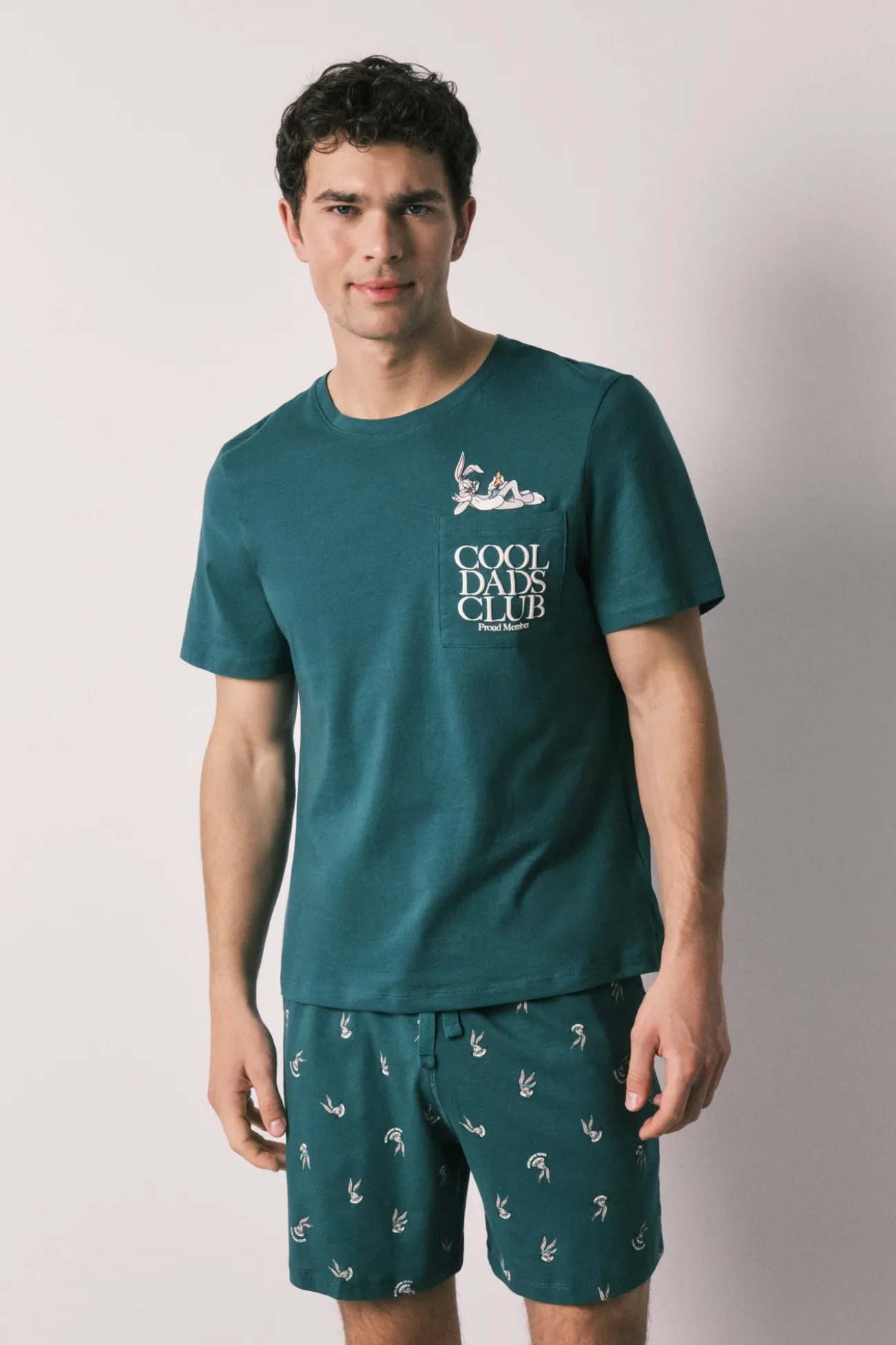 Pijama corto hombre 100% algodón Bugs Bunny
