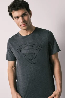 Pijama corto hombre algodón Superman