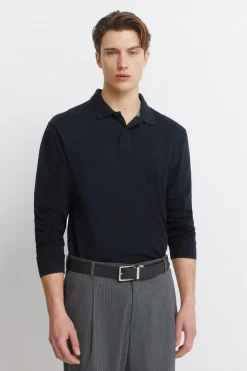 Polo b&aacute;sico Springfield manga larga regular fit
