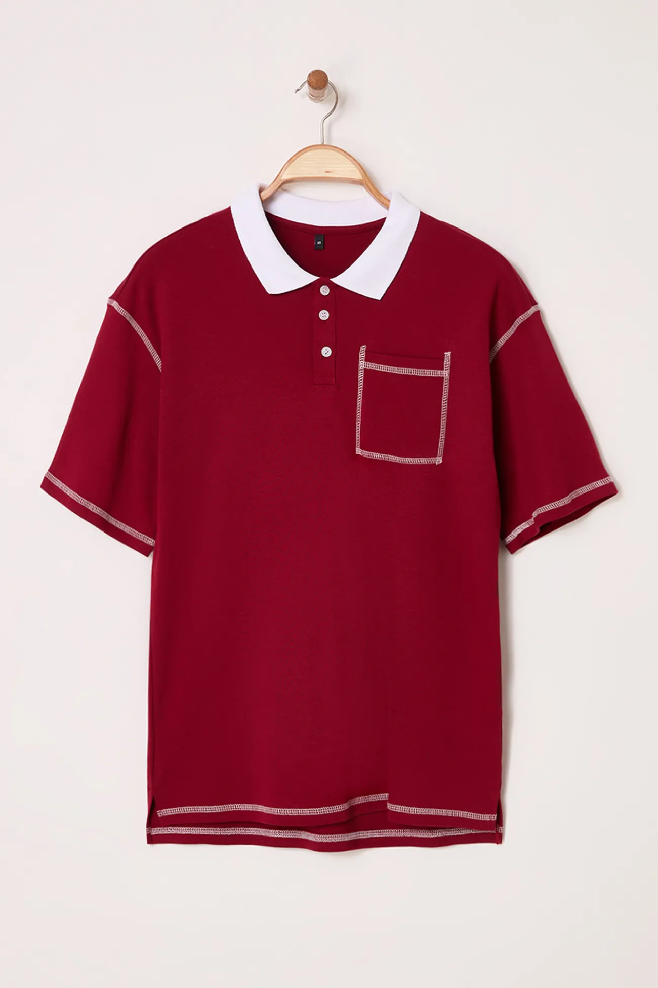 Polo de manga corta con bolsillo