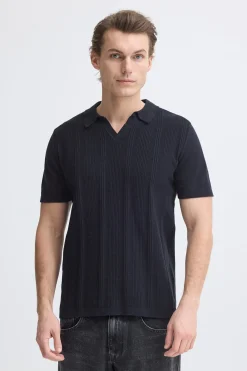 Polo de punto con cuello pico