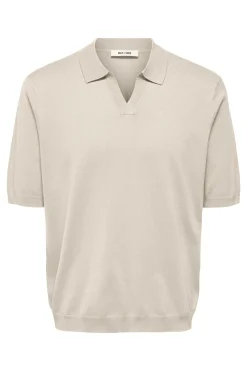 Polo de punto manga corta