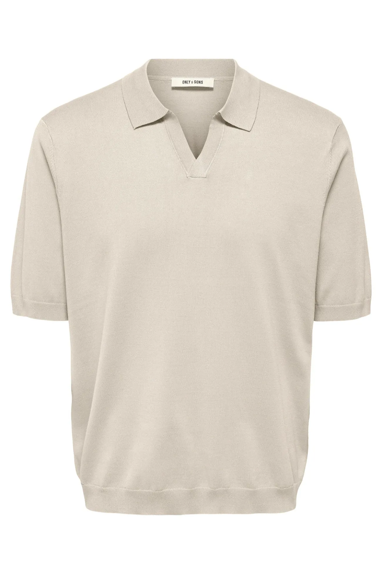 Polo de punto manga corta