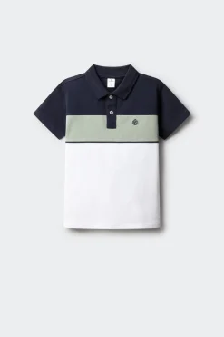 Polo oxford cortados y cosidos ni&ntilde;o