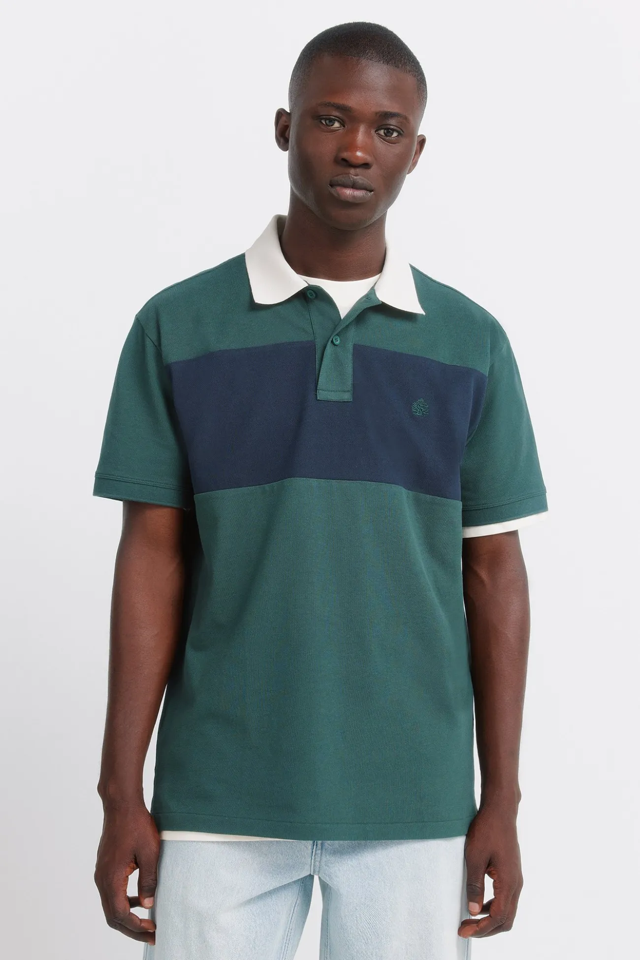 Polo piqu&eacute; corte posicional regular fit