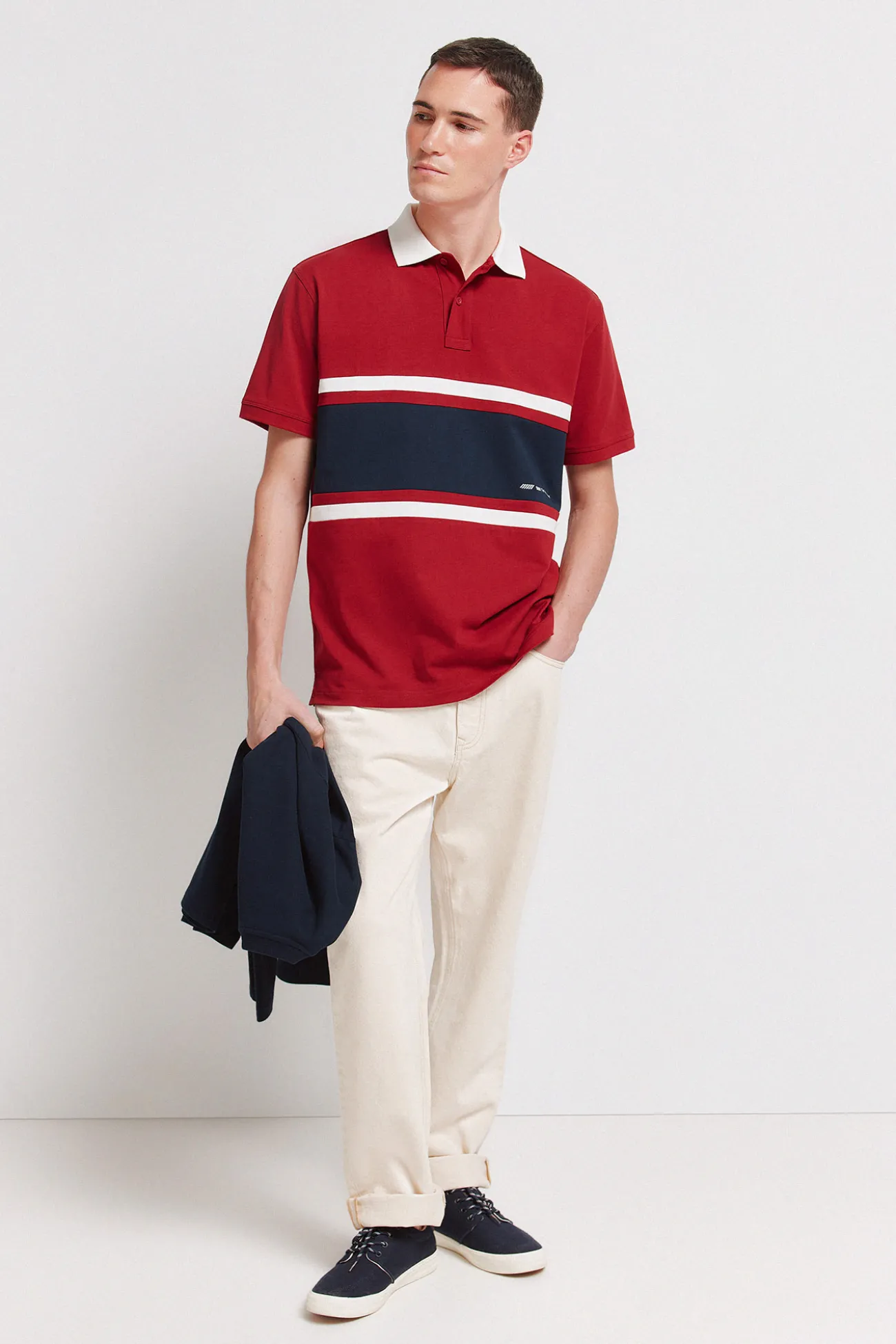 Polo piqu&eacute; sport corte posicional regular fit
