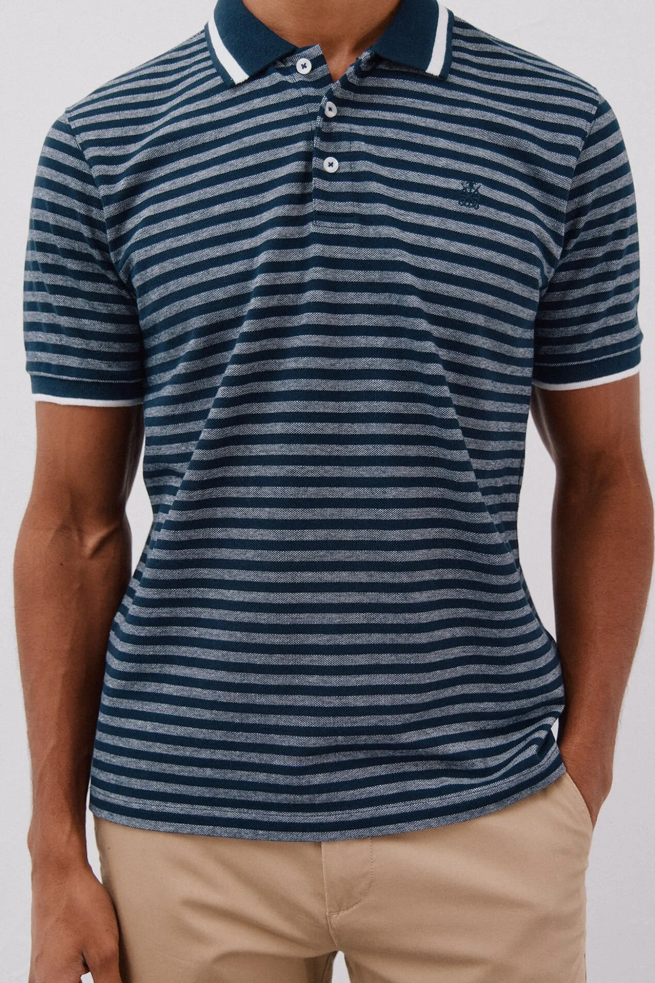 Polo rayas oxford