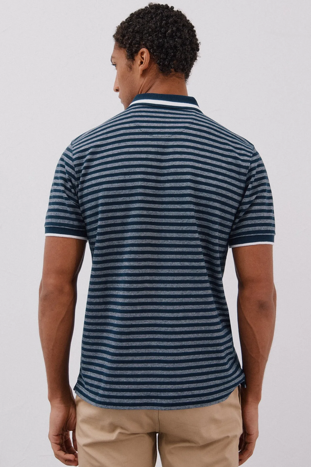 Polo rayas oxford