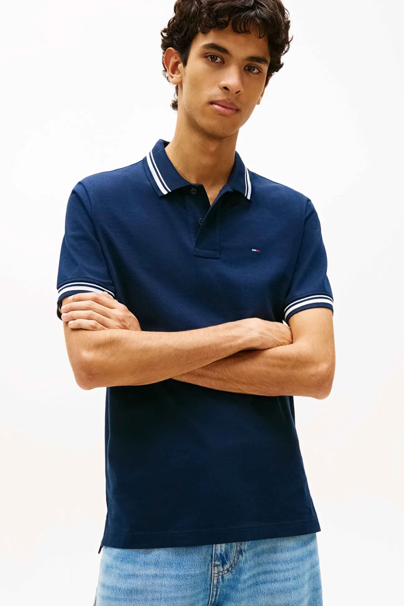 Polo regular manga corta