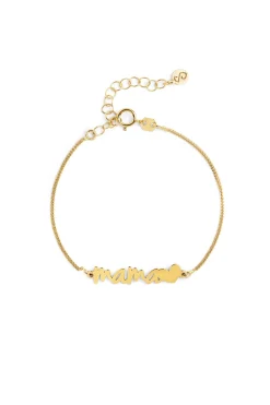 Pulsera Mamá Heart Oro
