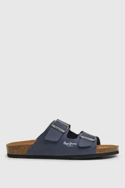Sandalias Con Doble Hebilla