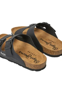 Sandalias Con Doble Hebilla