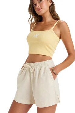 Short lino cintura el&aacute;stica