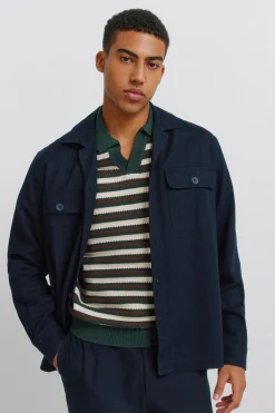 Sobrecamisa algod&oacute;n slub