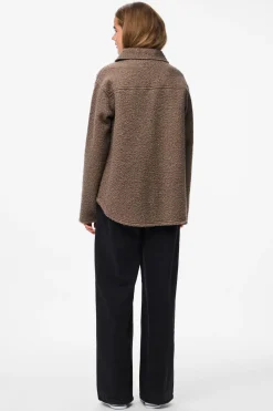 Sobrecamisa teddy bolsillos