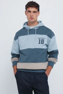 Sudadera capucha cortes