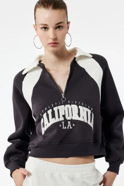 Sudadera crop