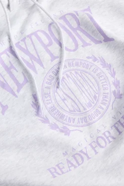 Sudadera cropped con capucha