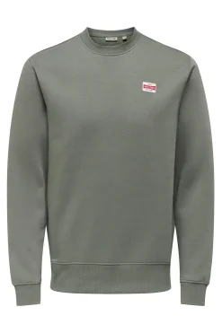 Sudadera cuello redondo