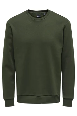 Sudadera cuello redondo