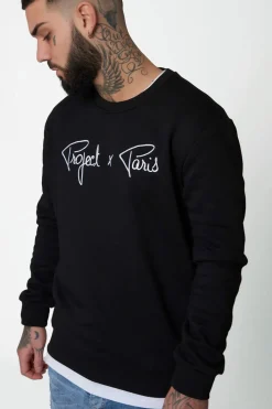 Sudadera cuello redondo