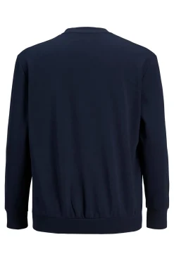 Sudadera cuello redondo b&aacute;sica PLUS