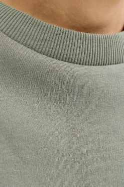 Sudadera cuello redondo felpa