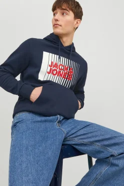 Sudadera est&aacute;ndar fit capucha
