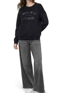 Sudadera logo dkny