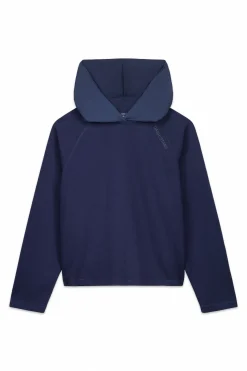 Sudadera tacto suave azul oscuro