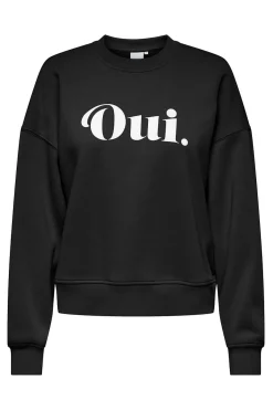 Sudadera texto frontal