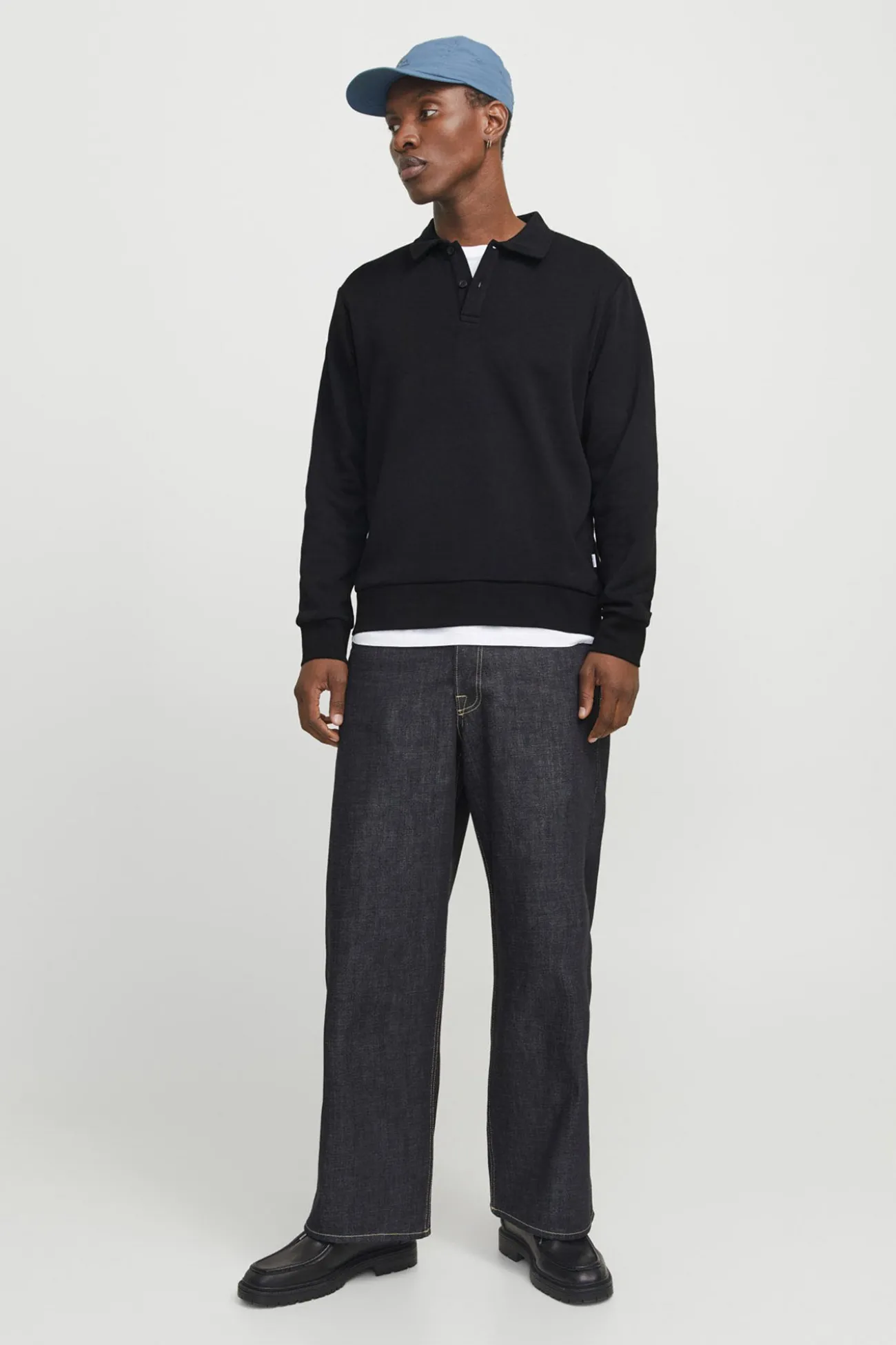 Sudadera tipo polo