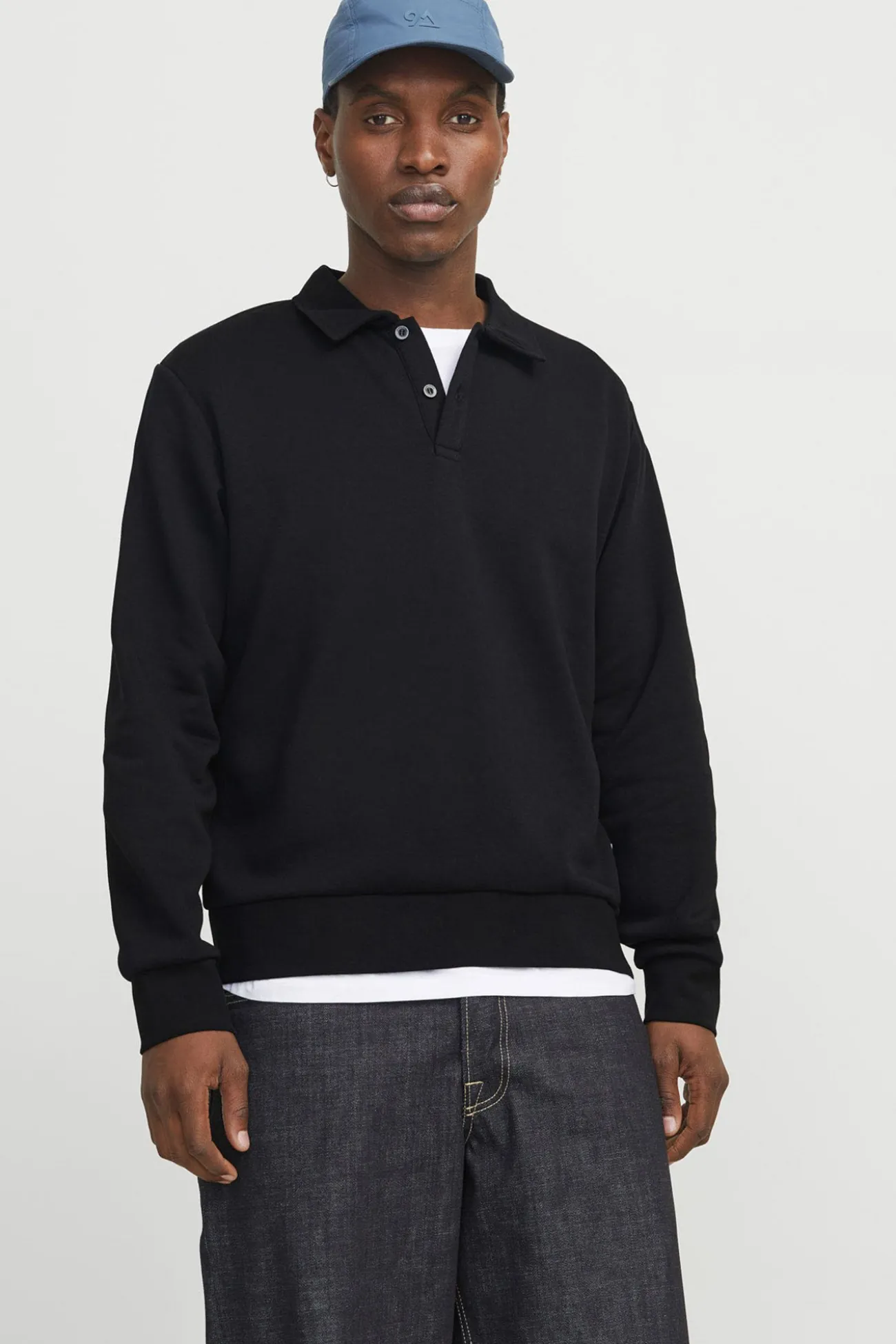 Sudadera tipo polo