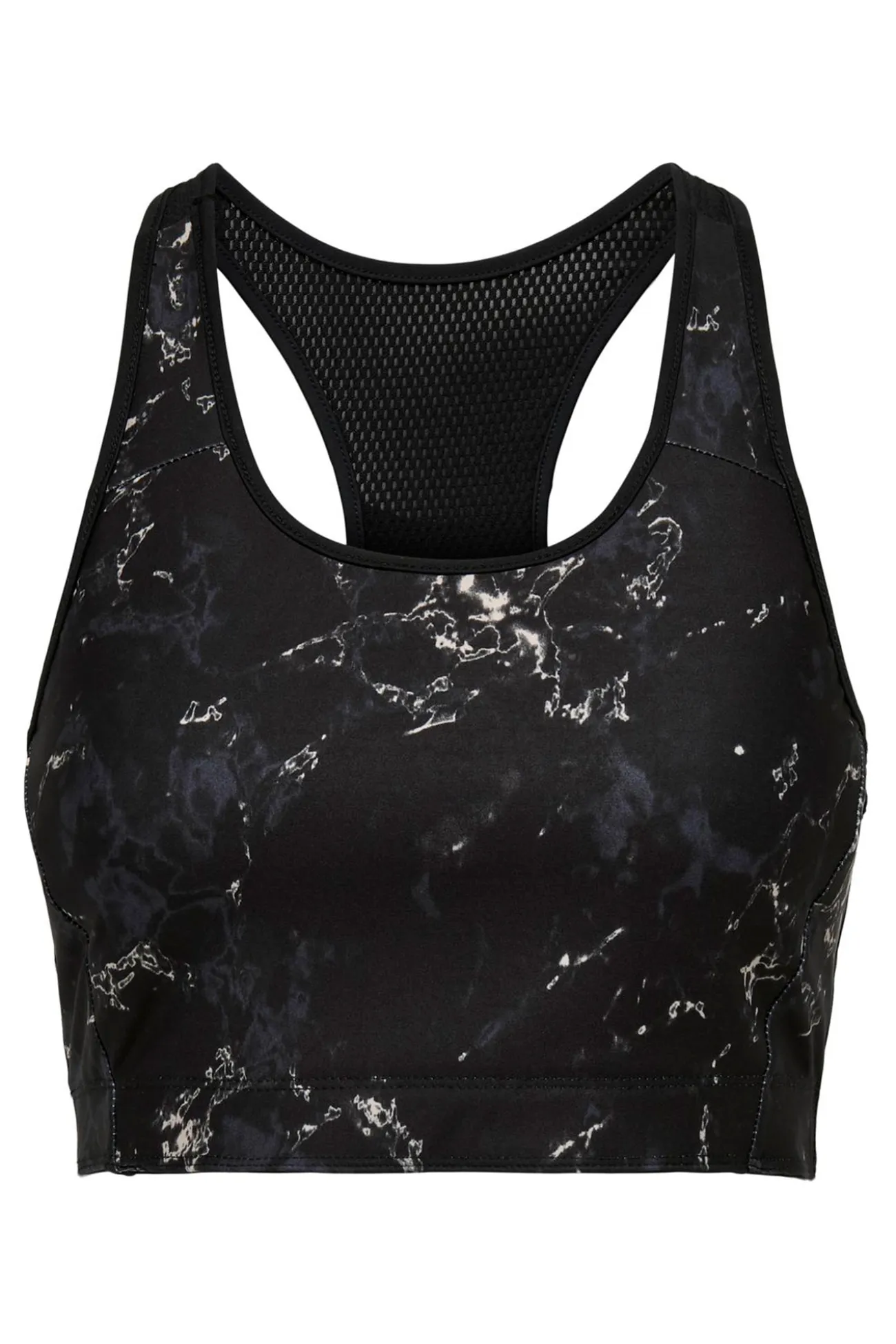 Sujetador deportivo reversible negro/estampado