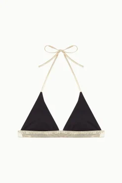 Top bikini triangular contraste B&W