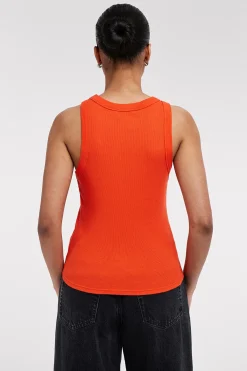 Top cuello redondo