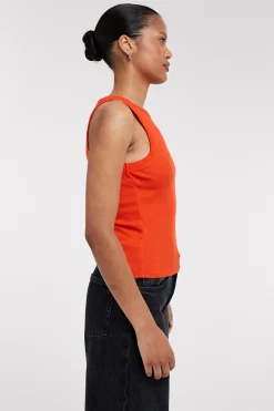 Top cuello redondo