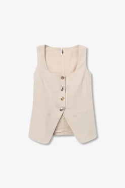 Top slim sin mangas