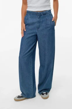 Vaqueros largos pata ancha