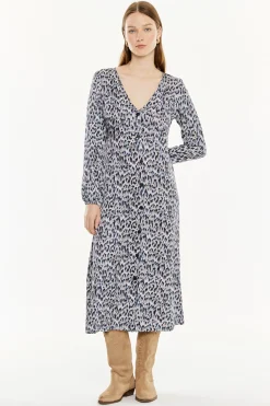 Vestido animal print
