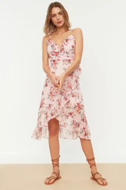Vestido asimétrico midi