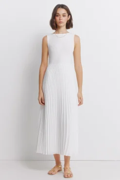 Vestido bimateria