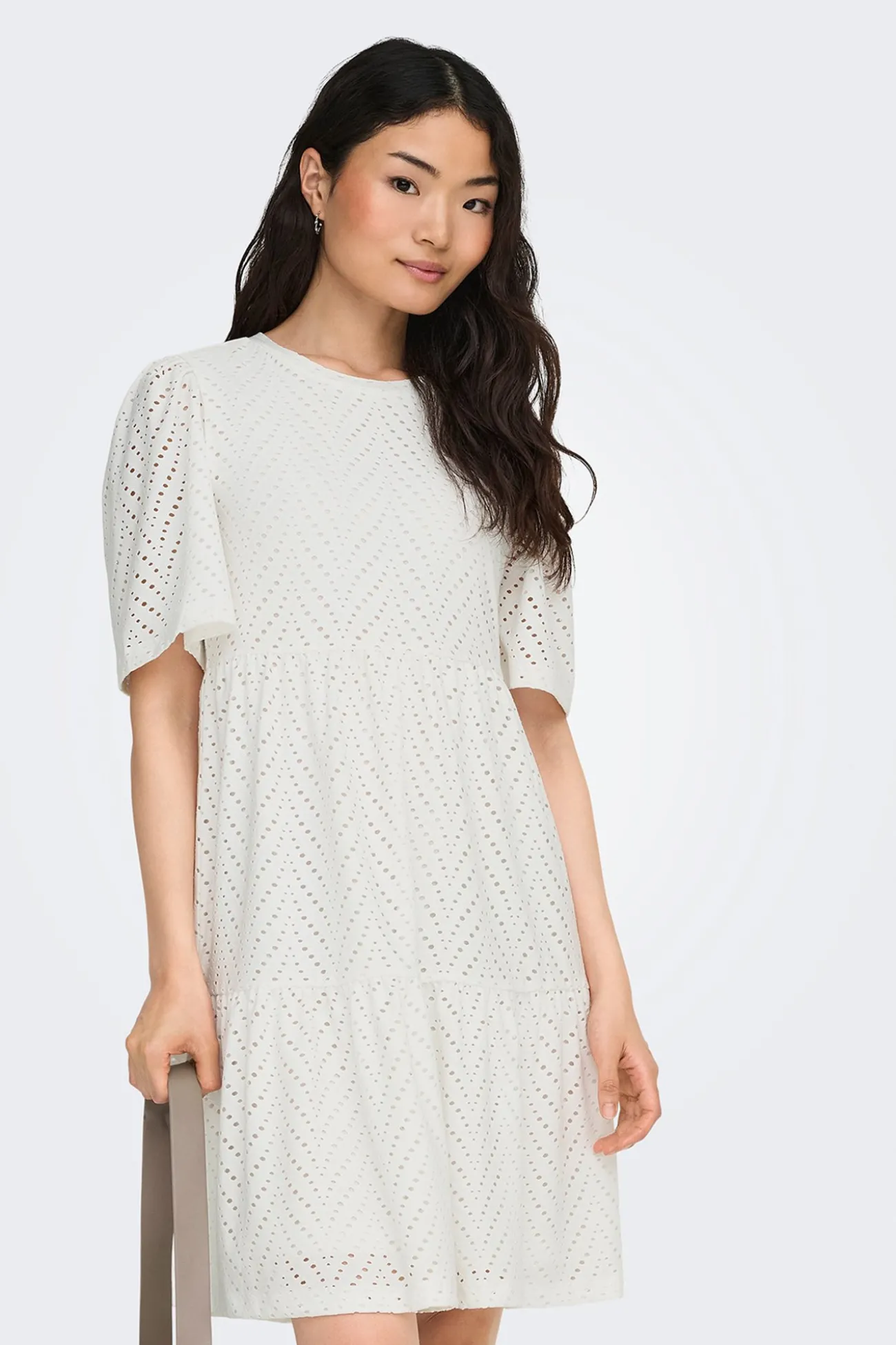 Vestido corto bordado
