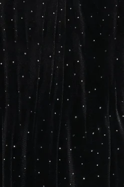 Vestido corto con brillantes