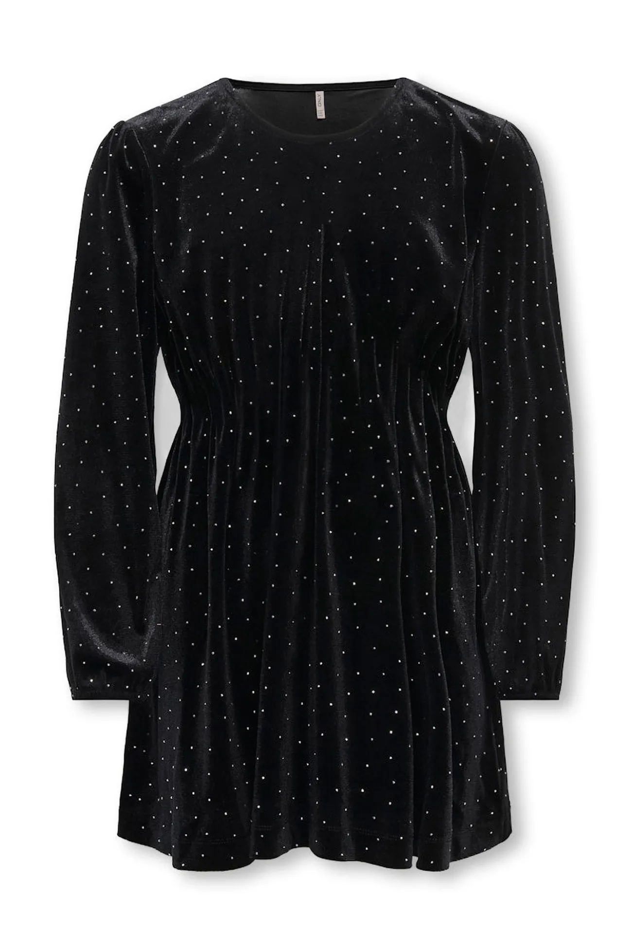 Vestido corto con brillantes