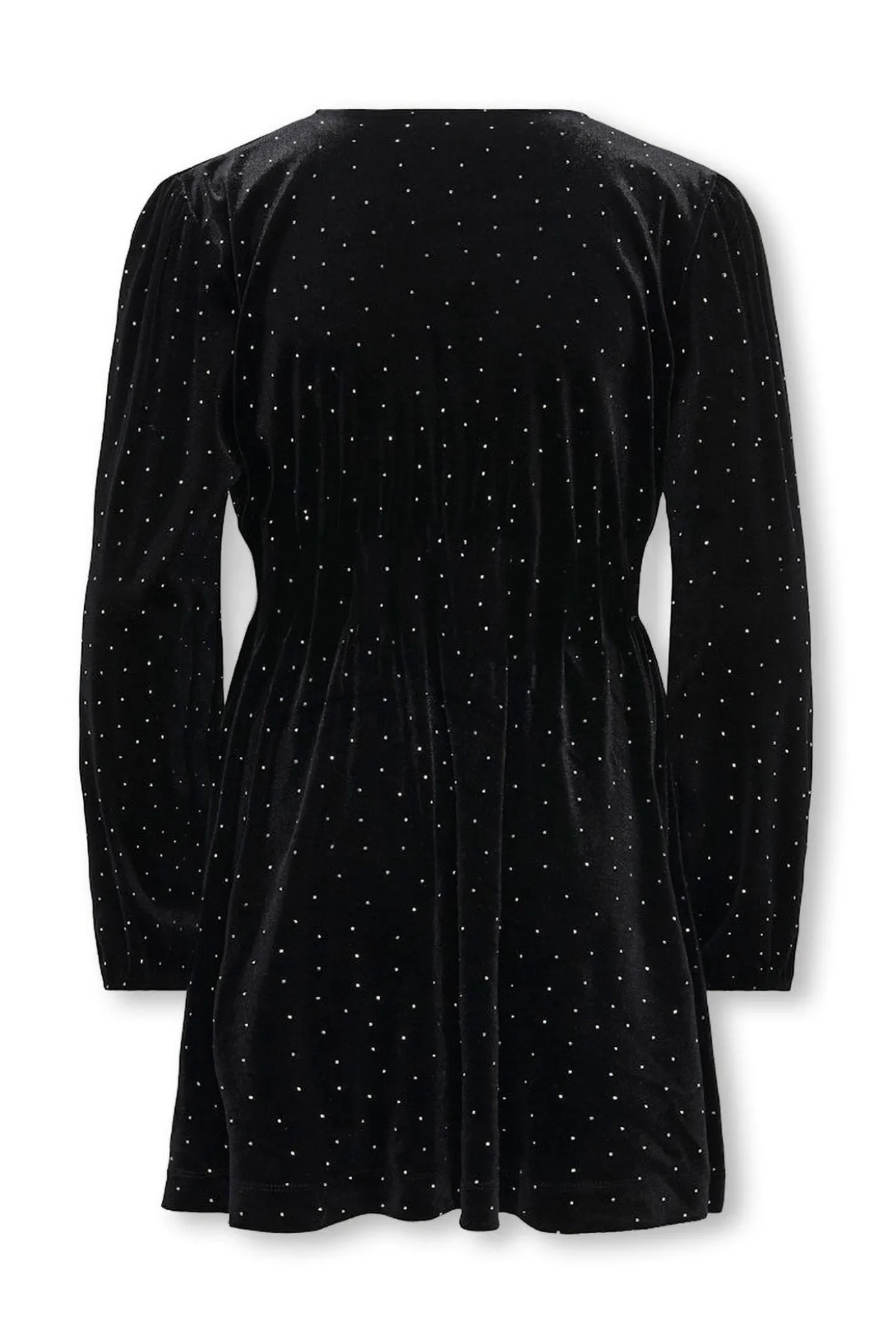 Vestido corto con brillantes