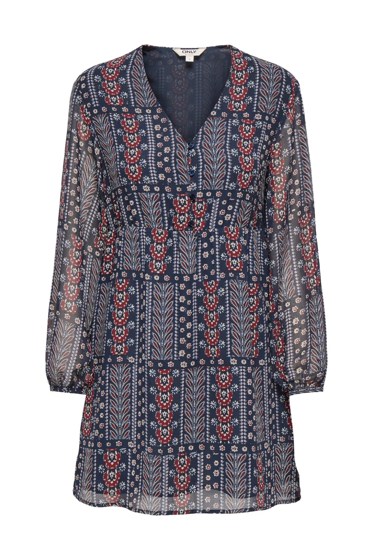 Vestido corto con lurex