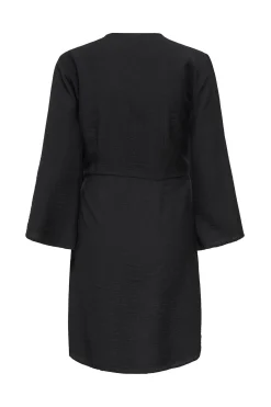 Vestido corto cruzado
